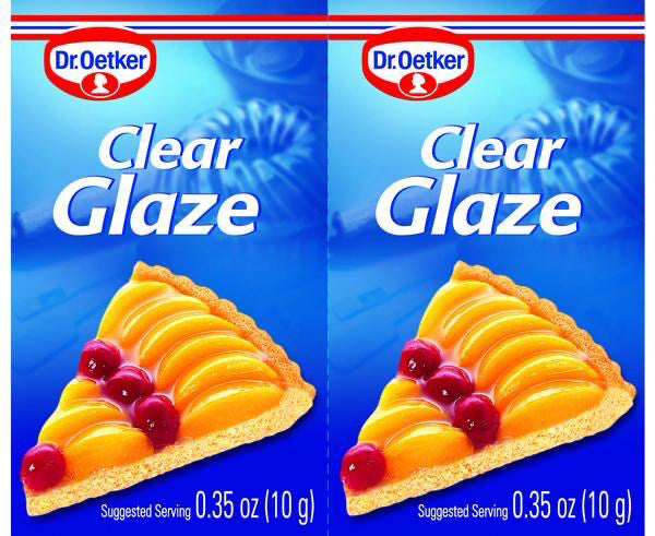 Dr. Oetker Clear Glaze 2-pack 10g each