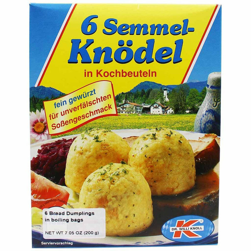 Dr. Willi Knoll 6 Bread Dumplings in Boiling Bags 200g