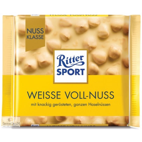 Ritter Sport Weisse Voll-Nuss 100g