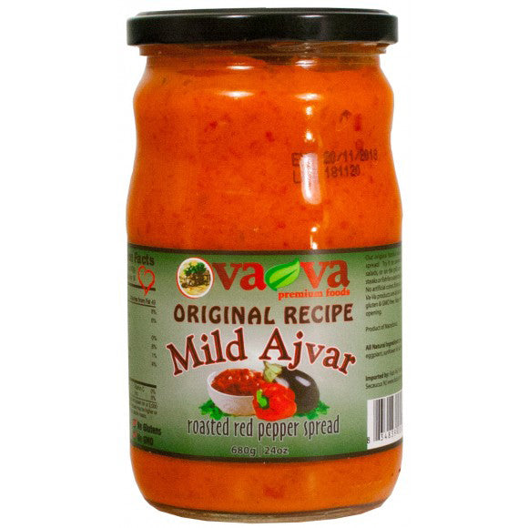 Va-Va Mild Ajvar Orginal Recipe Roasted Pepper Spread 680g