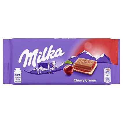 Milka Cherry  Chocolate 100g ( 3.5 oz )