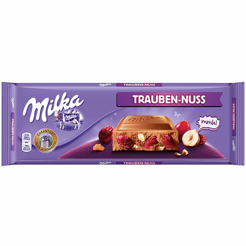 Milka MMMAX Raisins & Hazelnuts  Chocolate 270g